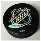 Jordan Greenway Signed NHL Puck With Upper Deck COA - Minnesota Wild