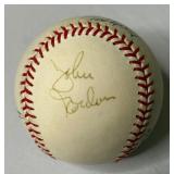 Jack Morris, Tom Kelly, John Gordon and Signed Rawlings OALB Brown Baseball - Minnesota Twins