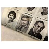 Minnesota Fighting Saints Hockey Vintage Team Photo w/ Autos From John Garrett, Wayne Belise, and Glen Sonmor