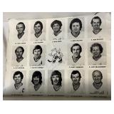 Minnesota Fighting Saints Hockey Vintage Team Photo w/ Autos From Wayne Connely, Dave Keon, and Mike Antonovich