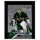 Jesper Wallstedt RC Star Rookies 2025 Upper Deck #7 Minnesota Wild Hockey Card