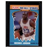 Micahel Jordan 1990 Fleer All-Stars Sticker #5 Basketball Card