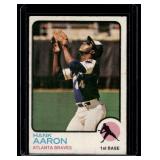 Hank Aaron 1973 Topps #100 Vintage Baseball Card