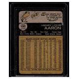 Hank Aaron 1973 Topps #100 Vintage Baseball Card