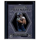 Jaxon Smith-Njigba RC Hidden Potential 2023 Donruss Optic #HP-JSN Rookie Football Card
