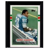 Barry Sanders RC 1989 Topps Traded #83T Rookie Football Card