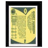 Barry Sanders RC 1989 Topps Traded #83T Rookie Football Card