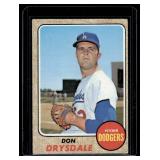 Don Drysdale 1968 Topps #145 Vintage Baseball Card