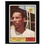 Zorro Versalled RC 1961 Topps #21 Vintage Minnesota Twins Baseball Card