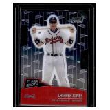Chipper Jones Die Cut Refractor 2000 Stadium Club Clear Shots #CS4 Baseball Card
