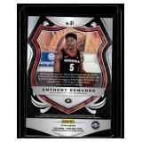 Anthony Edwards RC 2020 Prizm Draft Picks #81 Rookie Minnesota Timberwolves Basketball Card