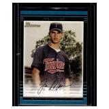Joe Mauer RC 2002 Bowman #379 Rookie Minnesota Twins Baseball Card