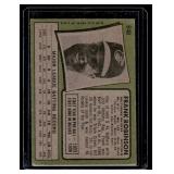 Frank Robinson 1971 Topps #640 High Number Vintage Baseball Card