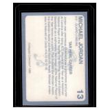 Michael Jordan 1989 Collegiate Collection Coca Cola #13 Basketball Card