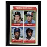 Reggie Sanders RC 1974 Topps Rookie Infielders #600 Vintage Baseball Card