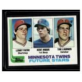 Kent Hrbek RC 1982 Topps Minnesota Twins Future Stars #766 Rookie Vintage Baseball Card