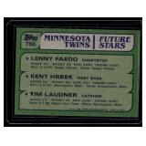 Kent Hrbek RC 1982 Topps Minnesota Twins Future Stars #766 Rookie Vintage Baseball Card