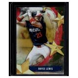 Royce Lewis 50/50 BOOKEND! 2025 Topps Stars of the MLB #SMLB-45 Minnesota Twins Baseball Card
