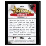 Royce Lewis 50/50 BOOKEND! 2025 Topps Stars of the MLB #SMLB-45 Minnesota Twins Baseball Card