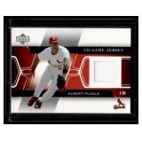 Albert Pujols Relic 2005 Upper Deck Game Jersey #GJ-AP Baseball Card