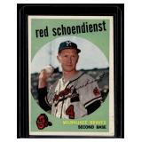 Red Schoendienst 1959 Topps #480 Vintage Baseball Card