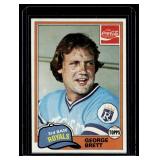 George Brett 1981 Topps Coca Cola #2 Vintage Baseball Card