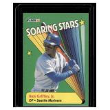 Ken Griffey Jr. 1990 Fleer Soaring Stars #8 Insert Baseball Card
