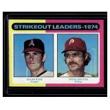 Nolan Ryan 1975 Topps Strikeout Leaders #312 Vintage Baseball Card