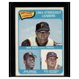 Bob Gibson / Don Drysdale 1965 Topps Strikeout Leaders #12 Vintage Baseball Card