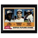 Tim Raines RC 1981 Topps Expos Future Stars #479 Rookie Vintage Baseball Card