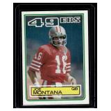 Joe Montana 1983 Topps #169 Vintage Football Card