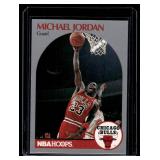 Michael Jordan 1990 NBA Hoops #65 Basketball Card