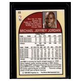 Michael Jordan 1990 NBA Hoops #65 Basketball Card