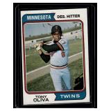 Tony Oliva 1974 Topps #190 Vintage Baseball Card