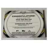 Christian Yelich Triple Game-Used Relic /199 2023 Topps Tribute #TR-CY Numbered 081/199 Baseball Card