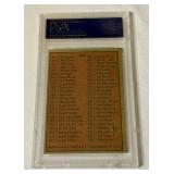 1972 Topps ABA Basketball Checklist PSA 7 NM Vintage Basketball Card