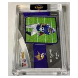 Irv Smith Jr. Jumbo Patch /199 2019 Spectra Monumental #MM-35 Numbered 144/199 Minnesota Vikings Football Card