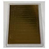 Babe Ruth Gold 1996 TMG #30 Baseball Card