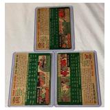 1954 Topps 3 Vintage Baseball Card Lot #1