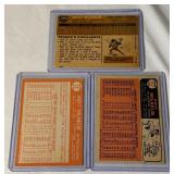 Hoyt Wilhelm 3-Card Lot 1960, 1964, 1966 Vintage Topps Baseball Cards