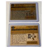 Minnie Minoso / Early Wynn 1960 Topps Vintage Baseball 2-Card Lot