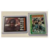Walter Payton 2-Card Vintage Football Lot 1978 and 1985