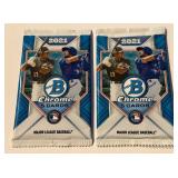 2021 Bowman Chrome Baseball 2 Pack Lot - #2