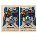 2021 Bowman Chrome Baseball 2 Pack Lot - #3