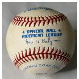 AJ Pierztnski Signed Baseball Rawlings OALB Budig Ball - Minnesota Twins