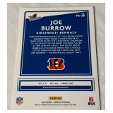 Joe Burrow RC 2020 Donruss the Rookies #TR-JB Football Card