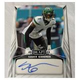 Sauce Gardner Auto RC 2023 Leaf Draft #BA-SG1 Football Rookie Card