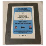 Giovani Bernard 1 of 1 Cyan Printing Plate 2015 Bowman #26 Football Card