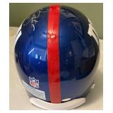 Tiki Barber Signed Full Sized New York Giants Ridell Authentic Football Helmet With Steiner COA