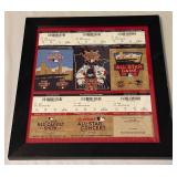 2014 MLB All-Star Game Ticket Sheet Framed Target Field Minnesota Twins